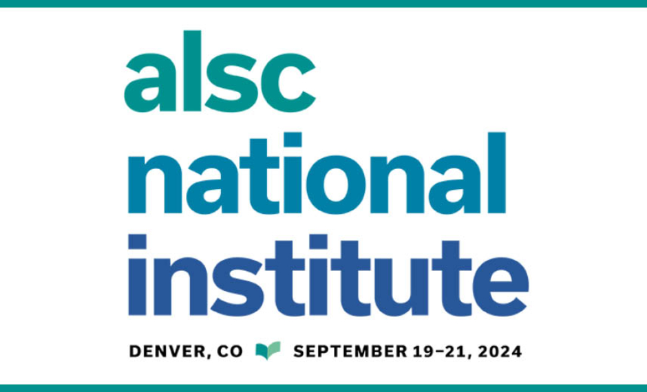 Logo for the ALSC National Institute 2024 Conference