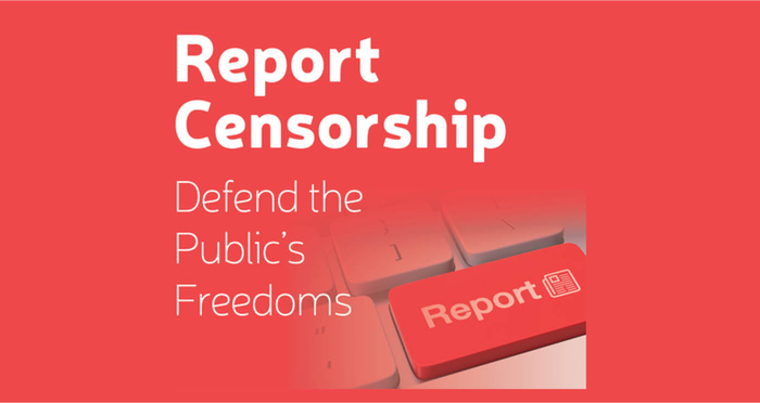 report censorship