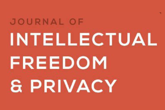 graphic with text: journal of intellectual freedom & privacy