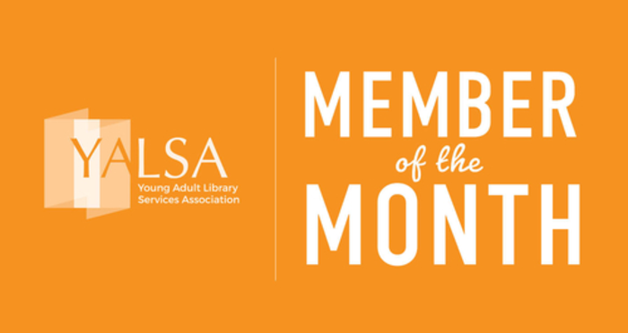 Yalsa Member of the Month graphic