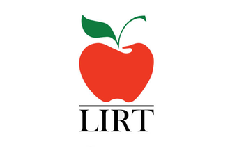 LIRT logo with apple