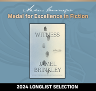 Andrew Carnegie Medal for Excellence in Fiction 2024 Longlist Selection: Witness